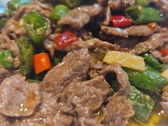 杭椒爆炒牛肉-新白鹿餐厅(城西银泰城店)