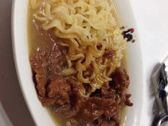 沙爹牛肉公仔面-澳门茶餐厅