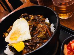 黑椒牛肉石锅拌饭-米屋石锅拌饭(师大店)