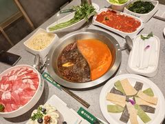 浓郁番茄锅-芳竹园火锅(塘沽金街店)