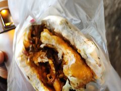 -清真马乐贝腊牛肉蛋黄菜夹馍(马蓉洒金桥店)