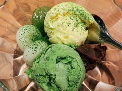 抹茶白玉冰激淋-玄白·炭烤活鳗(上海首店)