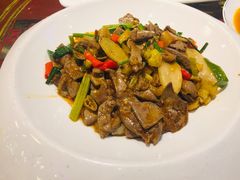 葱香仔姜爆羊肝-缪氏川菜(丰盛町店)