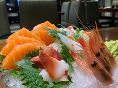 三文鱼刺身-九井澤精致料理(金茂店)