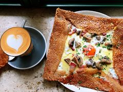 鸡蛋蘑菇熏肉荞麦可丽饼-RAC BAR(安福路店)