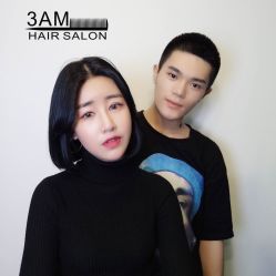 点击看大图 -3AM HAIR SALON染发接发