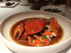 葱油蒸红膏蟹-玫瑰厅上海菜(兴国路店)