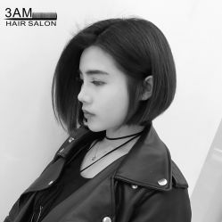 Yishen的短发作品-3AM HAIR SALON烫发染发接发