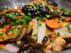 干锅鱿鱼须-南翔饭店