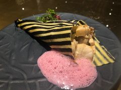 蘑菇鸡蛋饼配奶油蘑菇及鳕鱼-AZUL by FUEL蓝色·法式酒馆(琶醍店)