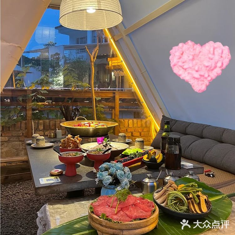 🔥南山山顶火锅！帐篷观景位+禅意日落绝了