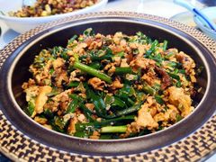 土韭菜炒土鸭蛋-麒麟小院·老九江菜(安平路店)