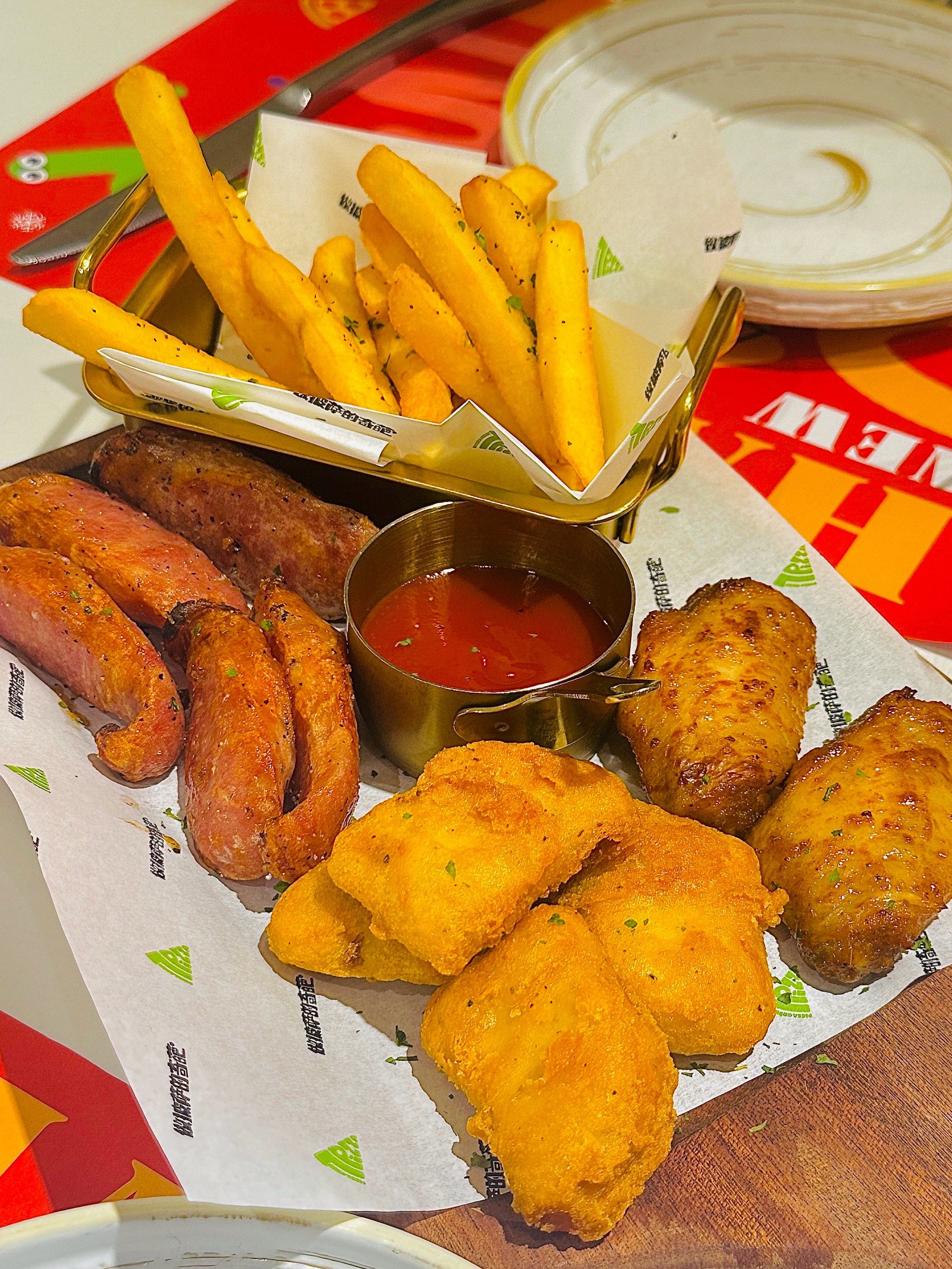 牛排薯条满足感