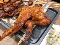 特色烤翅-宝记烧烤·碳锅羊肉·羊蝎子火锅·夜食社(文体路创始店)