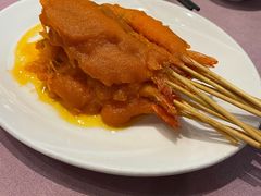咸蛋黄斑虾-金哥私房菜馆(张府园总店)