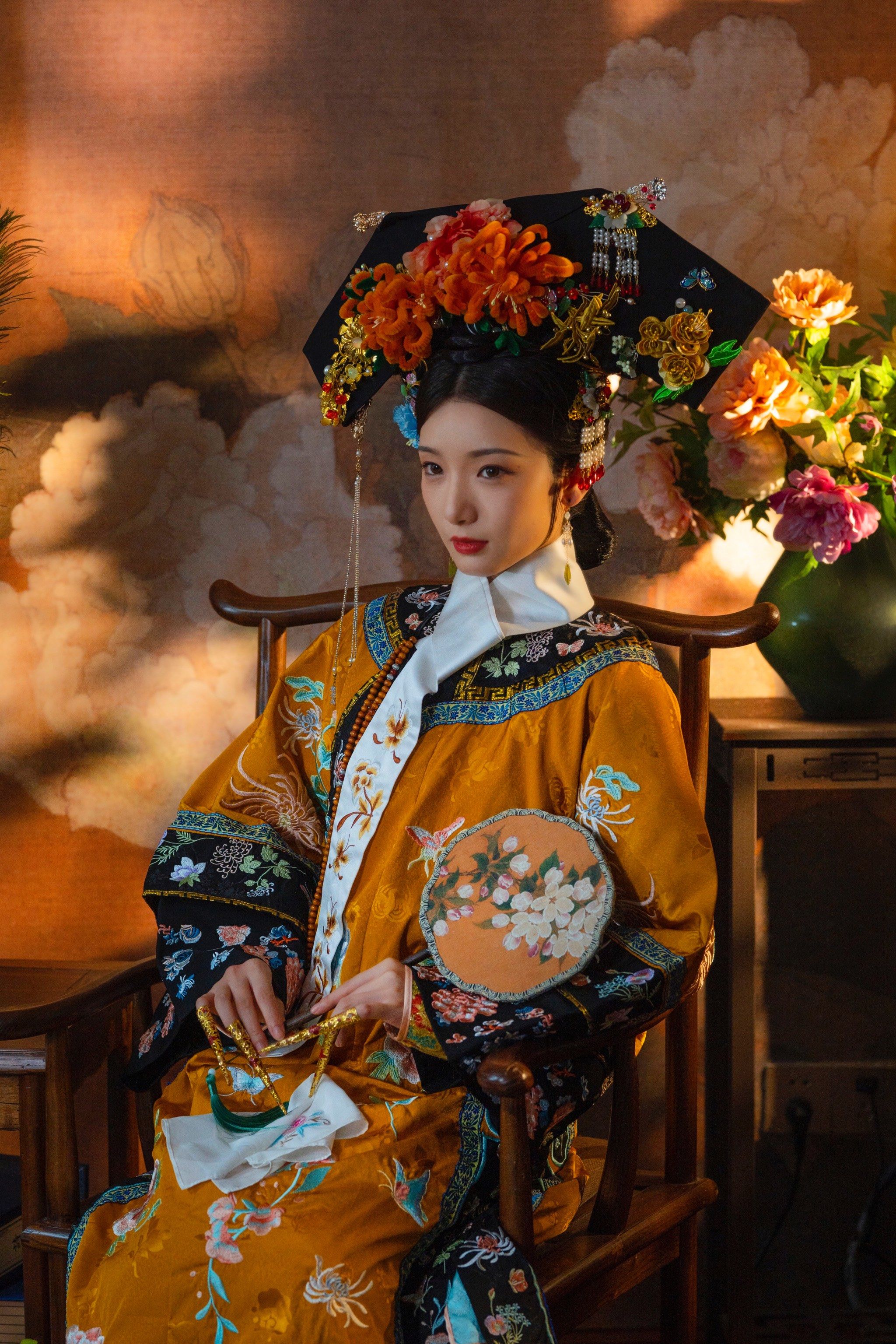 清宫宫廷风/旗装/大拉翅/贵妃写真