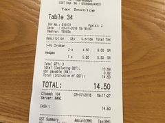 账单-Borenos Fried Chicken(Asia City)