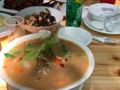 虾爆黄鱼面-何记面馆(龙泉山店)