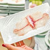 鲜掉眉毛❗️姐妹带我吃的这家薄如纸的斑鱼火锅真🉑