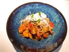 鲜茄茸大虾配马斯卡朋意大利面-BE BRIGHT KITCHEN(正佳广场店)