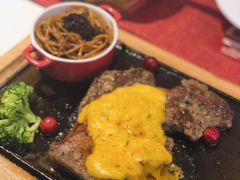 瀑布芝士厚切牛排-豪客来牛排(汕头东厦100店)