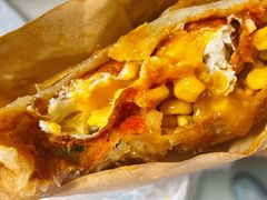 -小红车炸蛋葱油饼