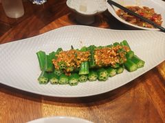 白灼黄秋葵-临家闽南菜(五店市店)