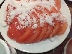 糖拌西红柿-玫瑰红烤羊排(北新桥三条店)