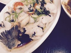 鲜花椒鲈鱼-金牌餐厅·天津菜·八珍豆腐·老爆三(瓷房子店)