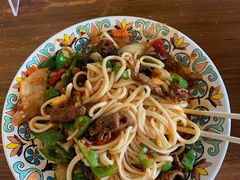 -歹歹的加个面过油肉拌面