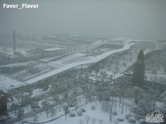 20110119&nbsp;杭州雪景，窗外是钱塘-杭州国际会议中心洲际酒店-原素全日餐厅(解放东路店)