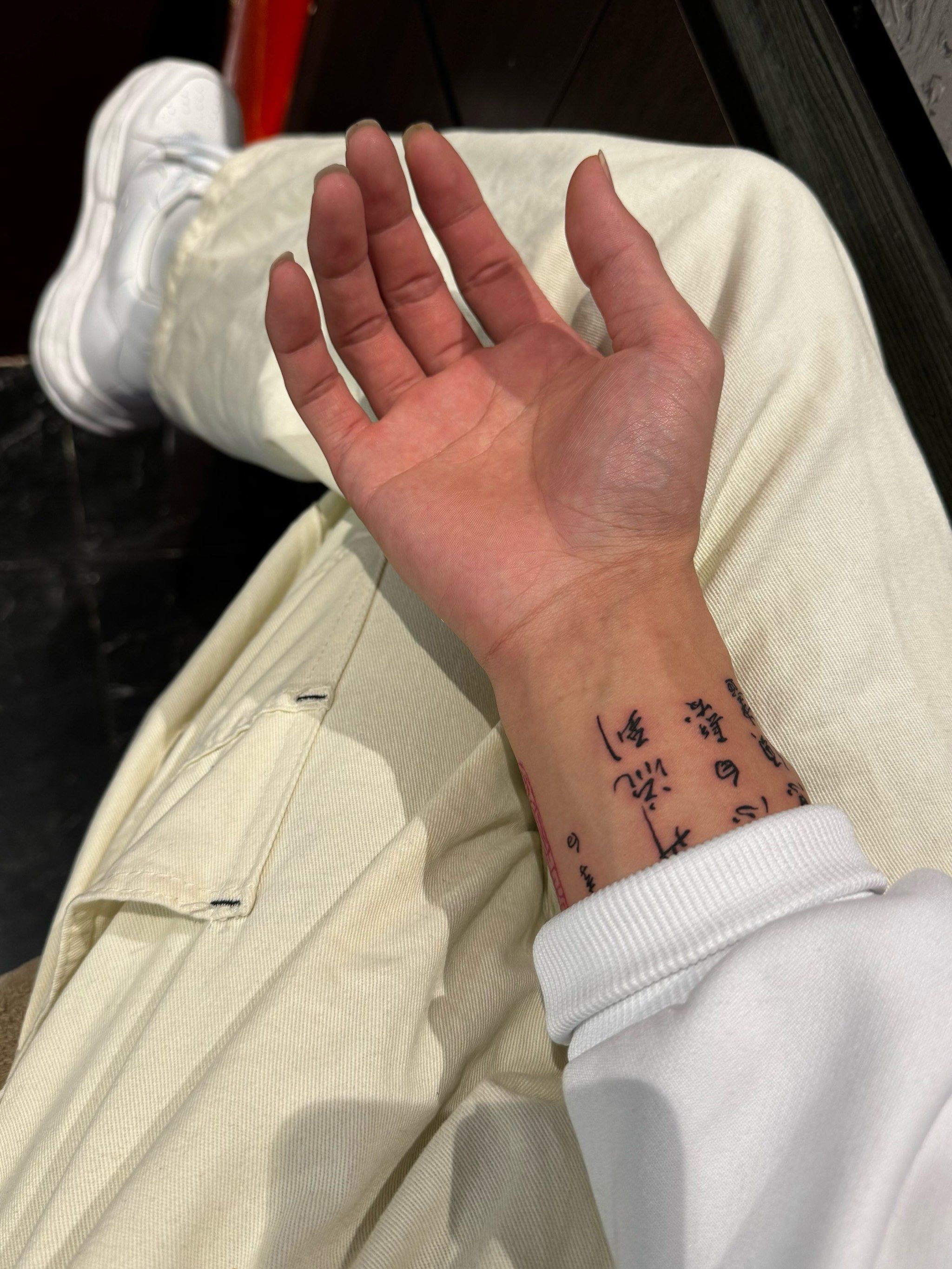 书法纹身艺术你值得拥有