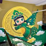 中央大街新开的公主餐厅！紫色主题巨巨巨美🥹🥹