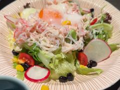 温泉蛋蟹肉色拉-炙柒Sekinana·精致日料(合生汇店)