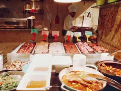 自助取餐区-咖啡苑自助餐厅·中国大饭店
