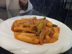 鱼饼炒年糕-桃园中华料理炸酱面(燕儿岛路店)