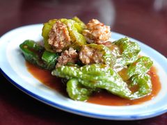 青椒塞肉-元泰酒店