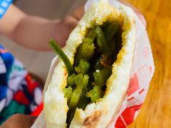 锅魁夹三丝-洞子口张老二凉粉(文殊院店)