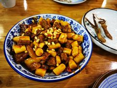 松子牛肉炒年糕-兔爸私家小厨(新北万达店)