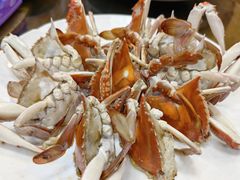 对半煎梭子蟹（每只）-佳味海鲜(华春路店)