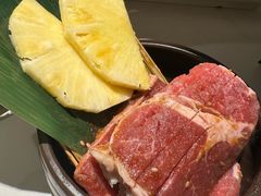 菠萝牛肉-缘·金家烤鳗鱼(西塔总店)