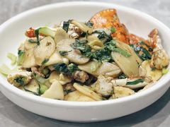 白蟹炒年糕-红灯笼龙凤饭店(宁波老字号店)