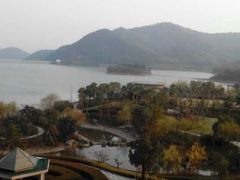 阳台外的湖景-宁波九龙湖开元度假村