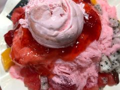 草莓绵绵冰-二斗栗子(黄河道店)