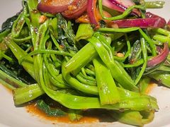 马拉盏炒通菜-大头虾越式风味餐厅(光明广场店)