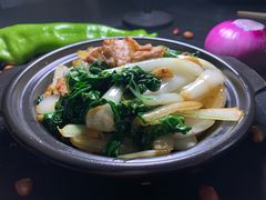 锅气奶白菜-听涛雅苑百味饺子老家菜馆