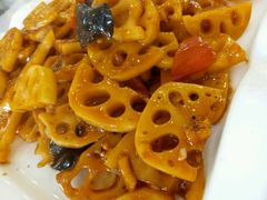 醋溜藕片-普天和酒楼·新津菜·烤鸭(天津之眼店)
