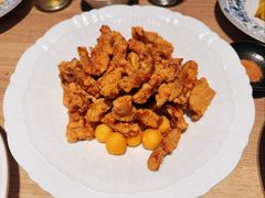 薯球炸肉-连鹭海鲜·海肠捞饭·海胆饭(星海店)