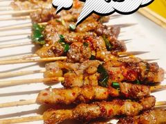 -山野的朋友露营炭火烤肉