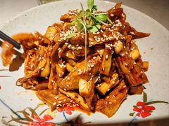 红油竹笋凉拌鸡-院8里·小聚园老川菜(九眼桥店)